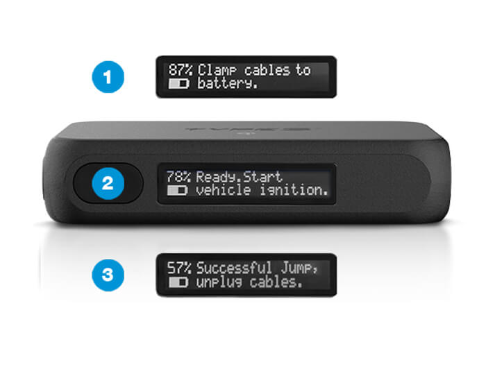 TYPE S 12V 6.0L Jump Starter with Qi Wireless Power Bank