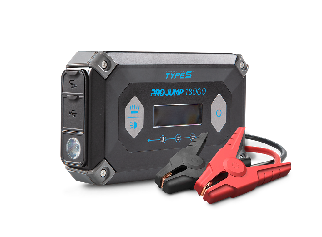 TYPE S 12V 9.0L ProJump™ Jump Starter with 18,000 mAh Power Bank