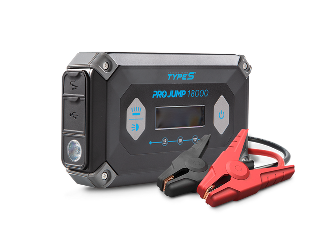 TYPE S 12V 9.0L ProJump™ Jump Starter with 18,000 mAh Power Bank