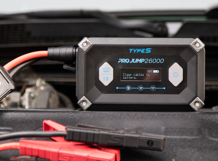 TYPE S 12V 9.0L ProJump™ Battery Jump Starter with JumpGuide™ and 26,000 mAh Power Bank