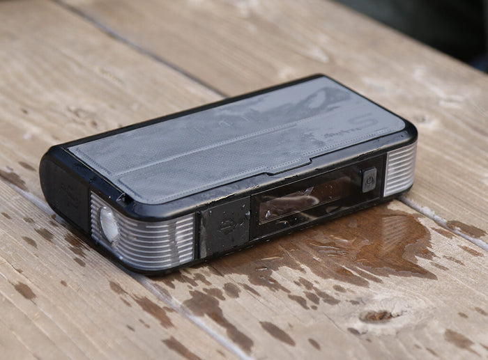 TYPE S 12V 6.0L Battery Jump Starter with Built-in USB-C Cable & LCD Display and 8,000mAh Qi Power Bank