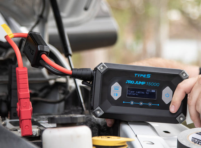 TYPE S 12V 8.0L ProJump™ Battery Jump Starter with JumpGuide™ and 15,000 mAh Power Bank