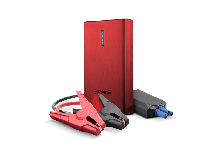 TYPE S 12V 6.0L Battery Jump Starter Power Bank with Dual USB Charging and 8,000 mAh Power Bank