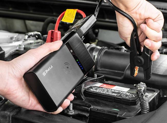 TYPE S 12V 6.0L Jump Starter with Qi Wireless Power Bank