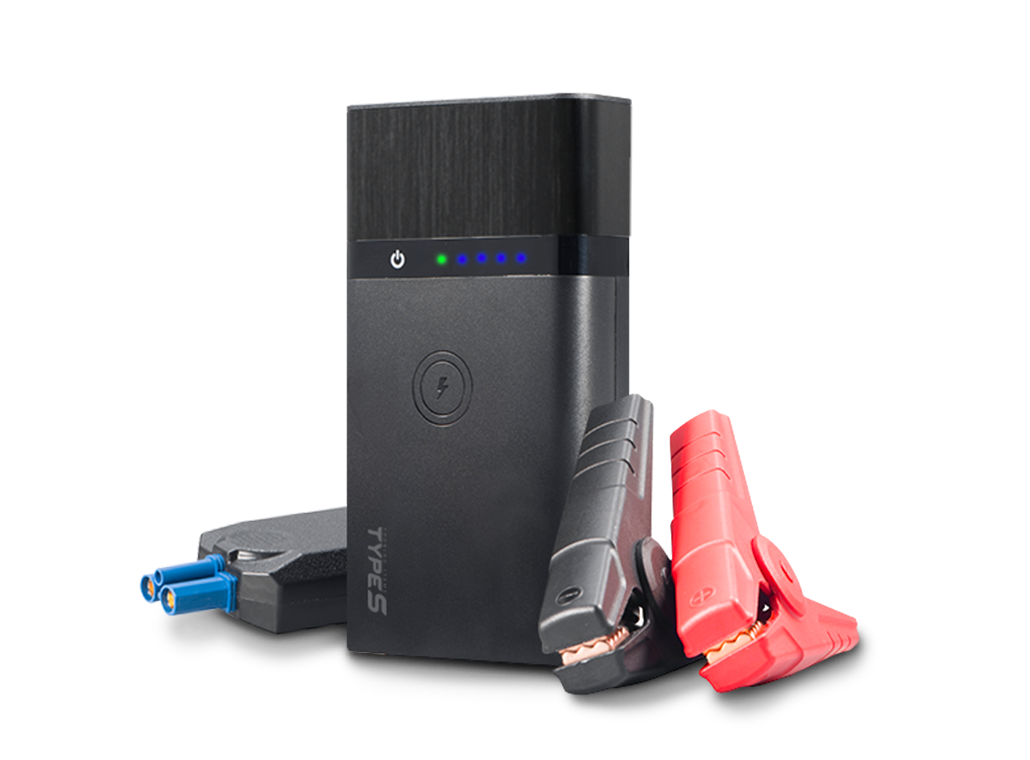 TYPE S 12V 6.0L Jump Starter with Qi Wireless Power Bank