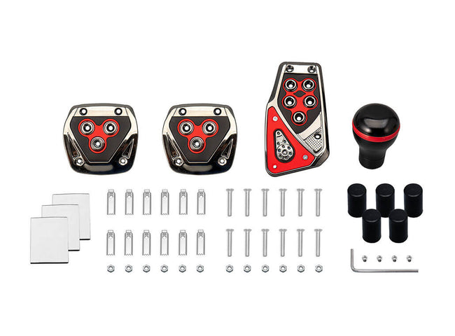 TYPE S Pedal Pad Covers & Shift Knob Combo Kit