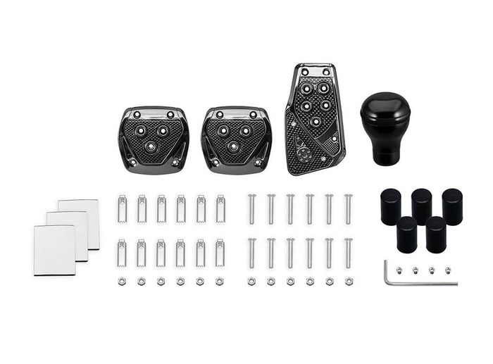 TYPE S Pedal Pad Covers & Shift Knob Combo Kit