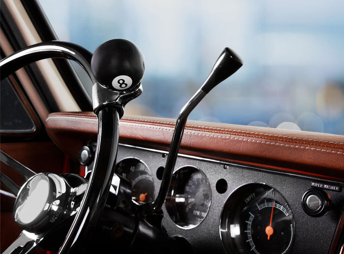 TYPE S Steering Wheel Spinner Knob - 8 Ball