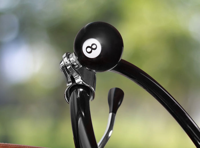 TYPE S Steering Wheel Spinner Knob - 8 Ball