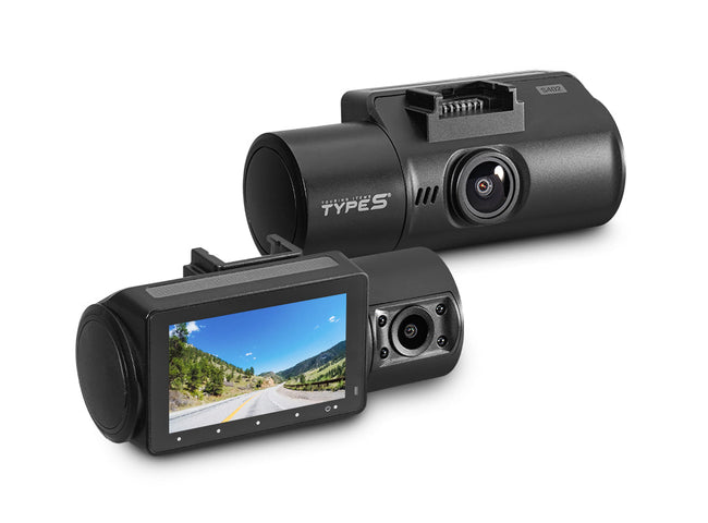 TYPE S S402 Ultra HD 4K Dual View Dashcam with FHD Cabin View Cam