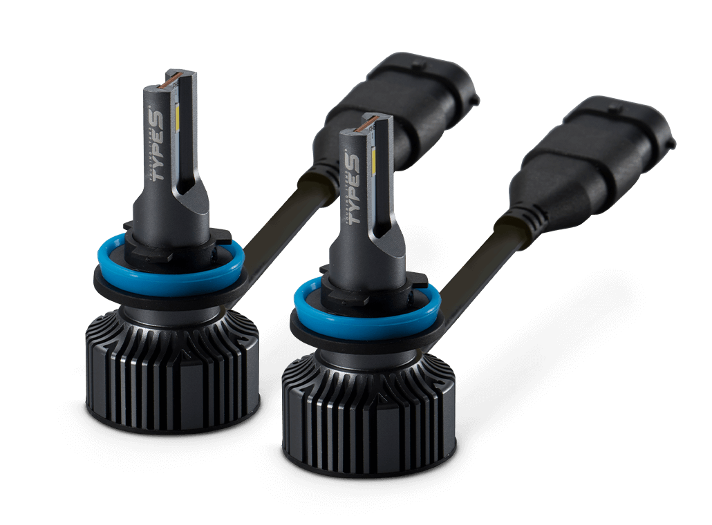 TYPE S H8/H9/H11/H16 LED Fog Light Single Beam Replacement Bulb (set of 2)