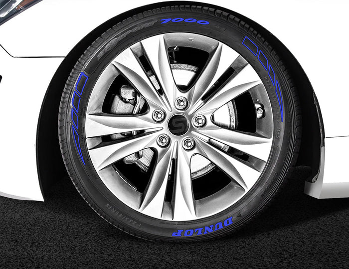 TYPE S Blue Tire Permanent Marker Paint