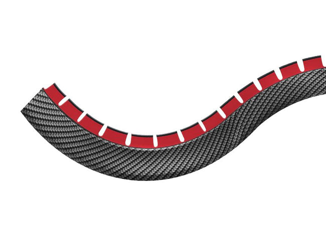 TYPE S Universal Front Bumper Spoiler - Carbon Fiber